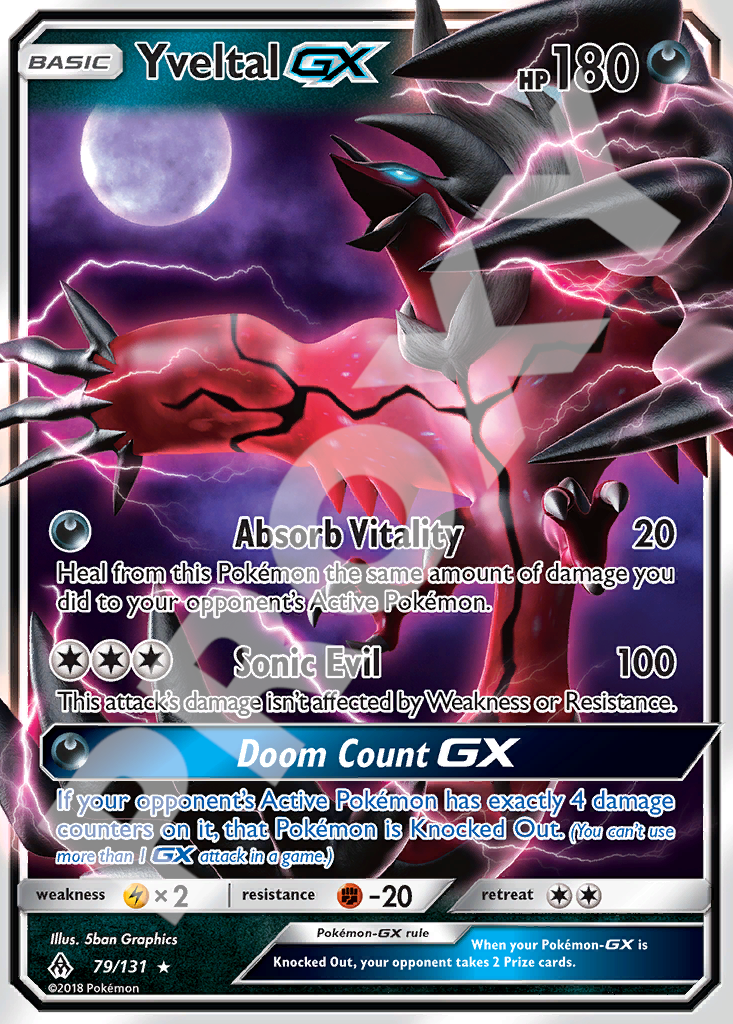 Yveltal GX 79 – Forbidden Light | The Proxy Lab
