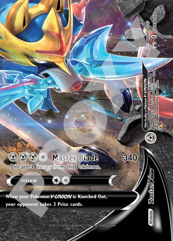 Zacian V Union SV166 – Promos | The Proxy Lab