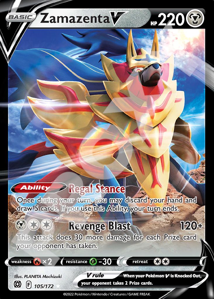 Zamazenta V 105 – Brilliant Stars | The Proxy Lab