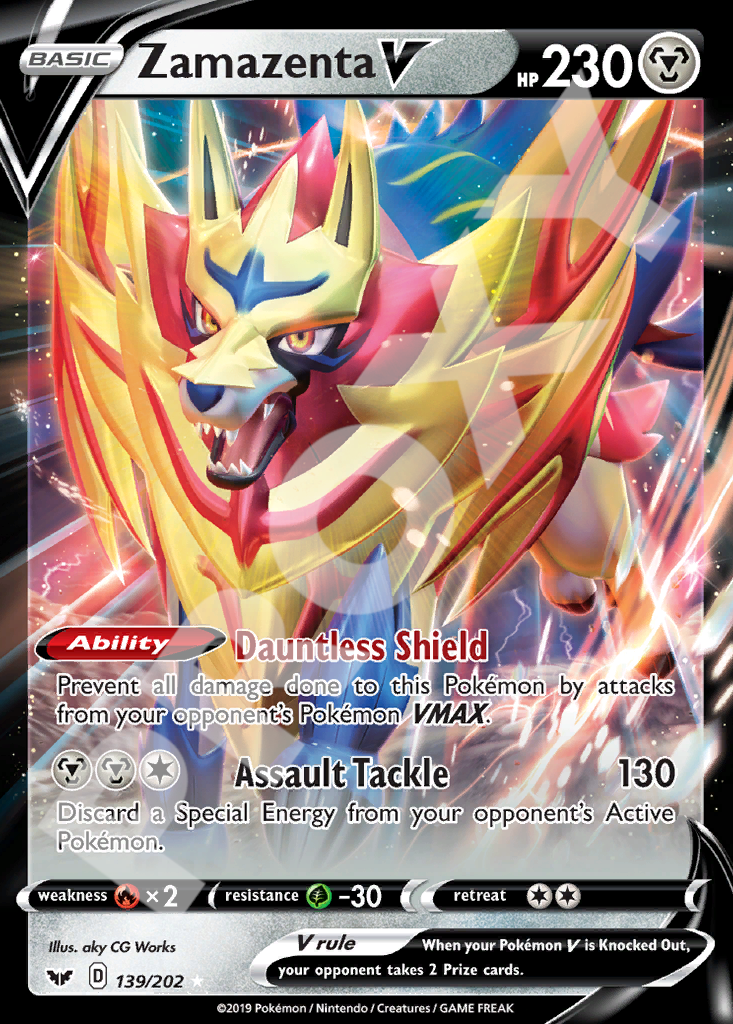 Zamazenta V 139 – Sword & Shield | The Proxy Lab