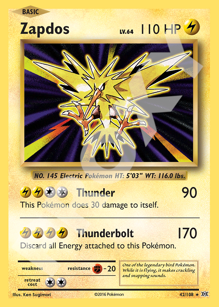 Zapdos 42 – Evolutions | The Proxy Lab