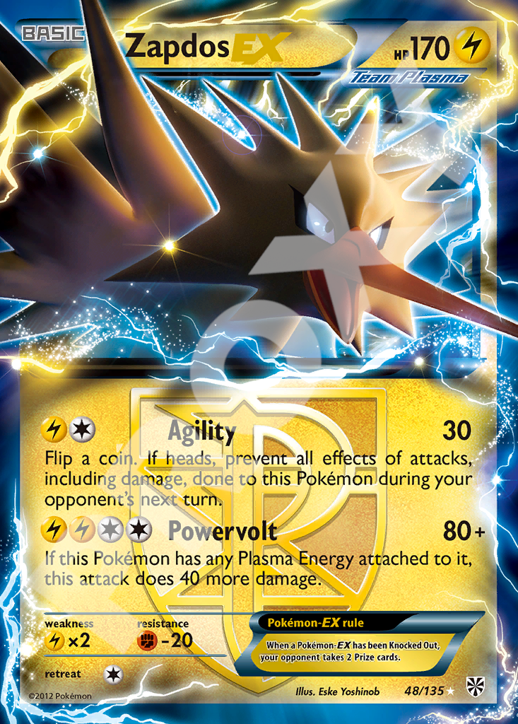 Zapdos EX 48 – Plasma Storm | The Proxy Lab