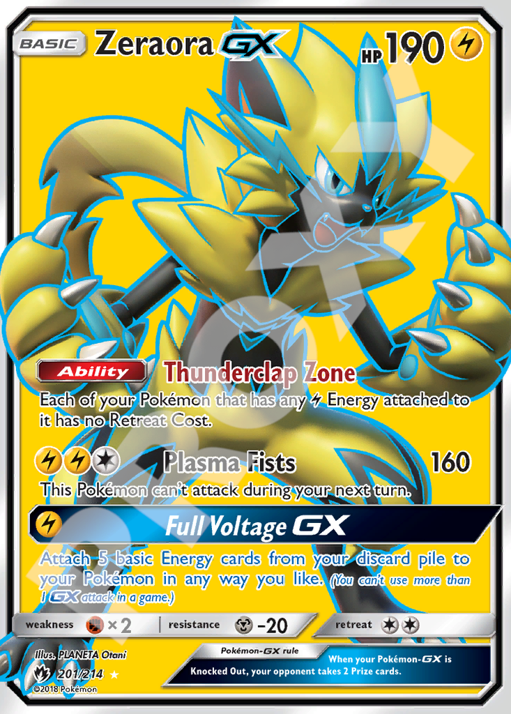 Zeraora GX 201 – Lost Thunder | The Proxy Lab