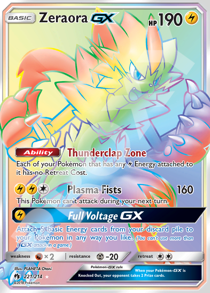 Zeraora GX 221 – Lost Thunder | The Proxy Lab