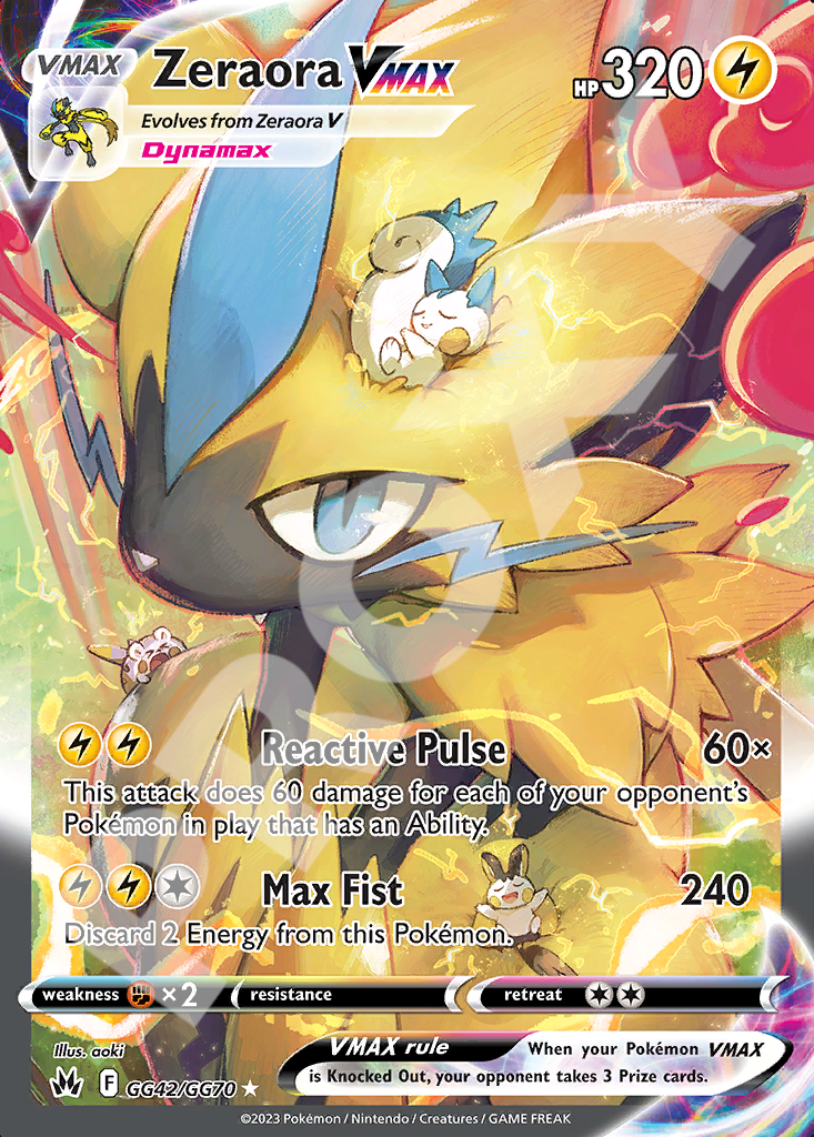 Zeraora VMAX 042 – Crown Zenith | The Proxy Lab