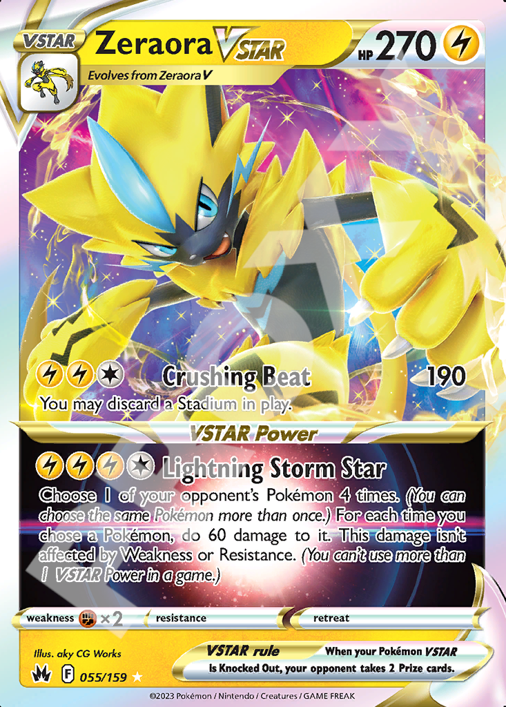 Zeraora VSTAR 055 – Crown Zenith | The Proxy Lab