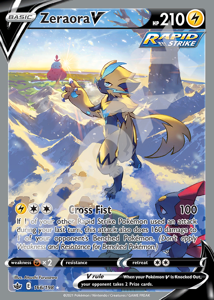 Zeraora V 166 – Chilling Reign | The Proxy Lab
