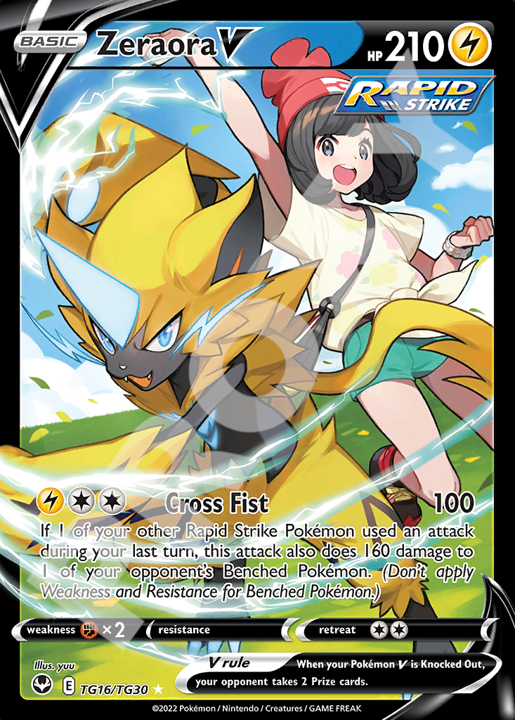 Zeraora V TG16 – Silver Tempest | The Proxy Lab
