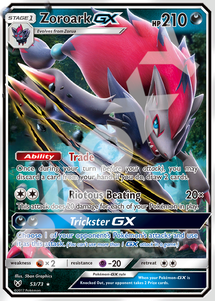 Zoroark GX 53 – Shining Legends | The Proxy Lab