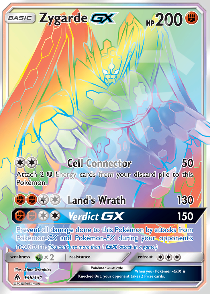 Zygarde GX 136 – Forbidden Light | The Proxy Lab