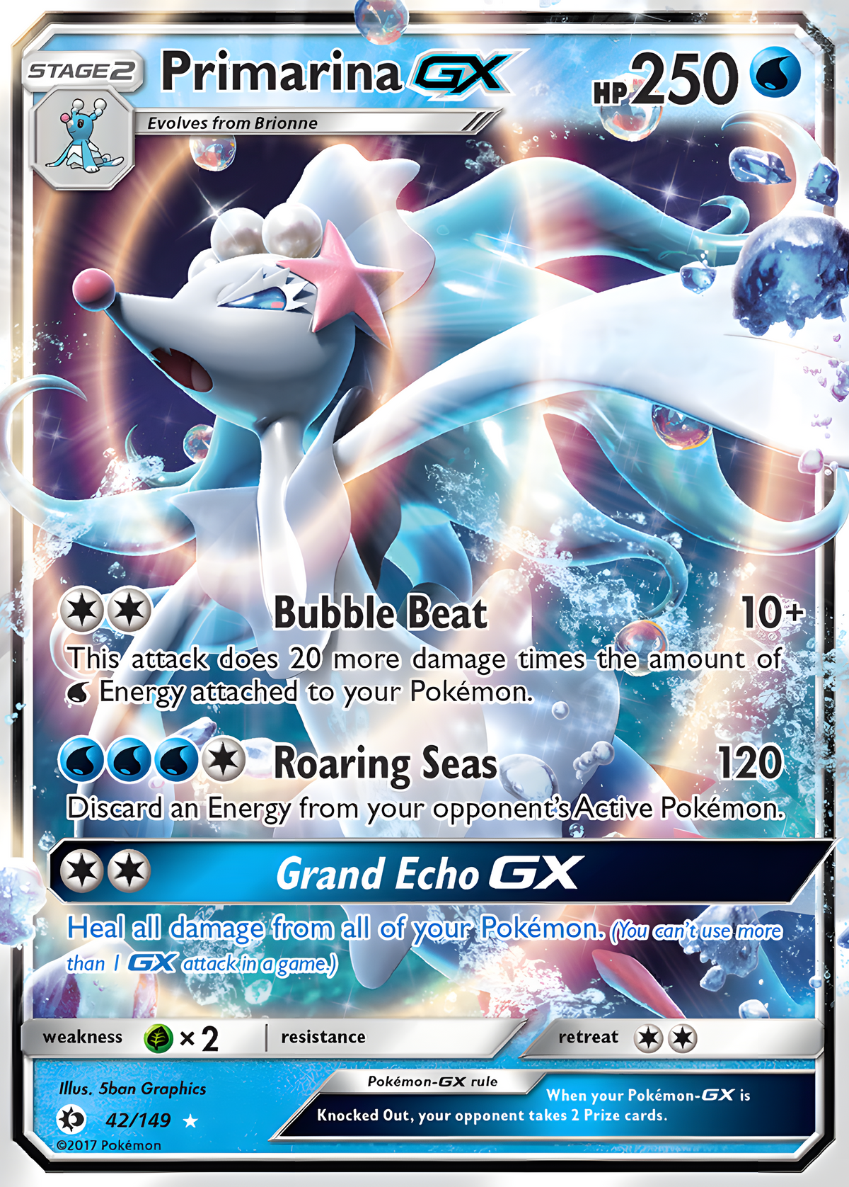 Sol y Luna | Colección Inicial | Primarina GX 42
