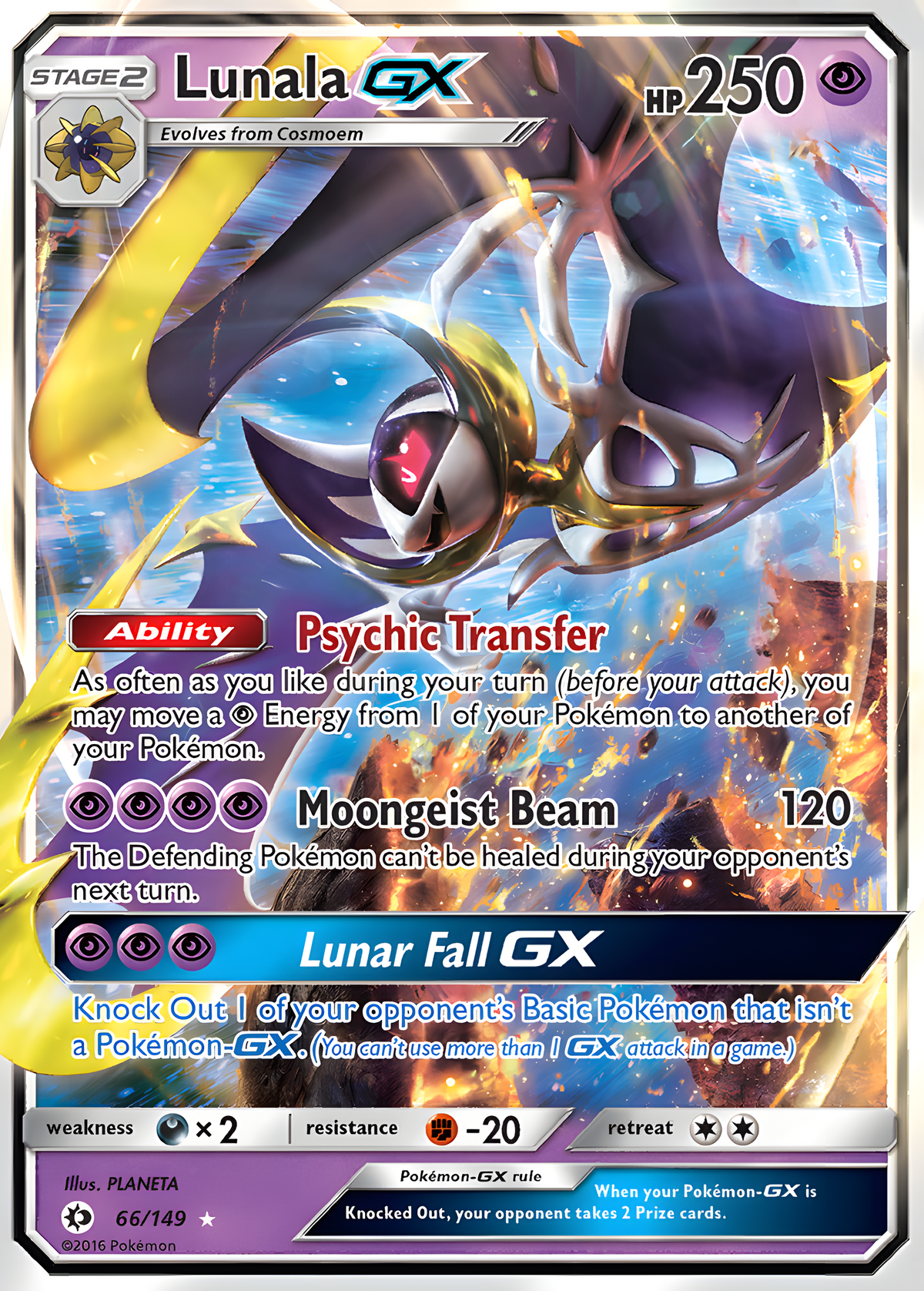 Sol y Luna | Colección inicial | Lunala GX 66