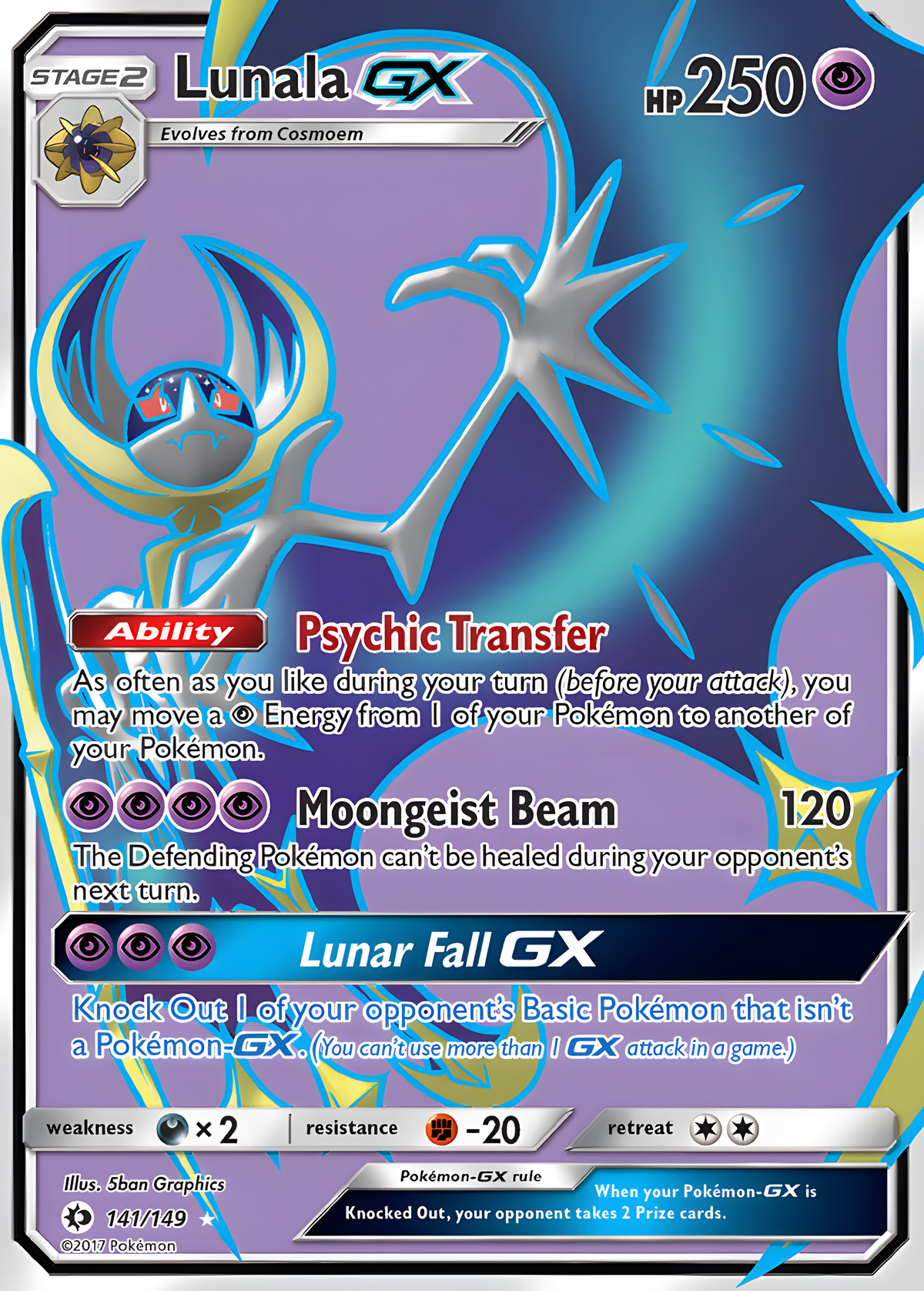 Sol y Luna | Colección básica | Lunala GX 141