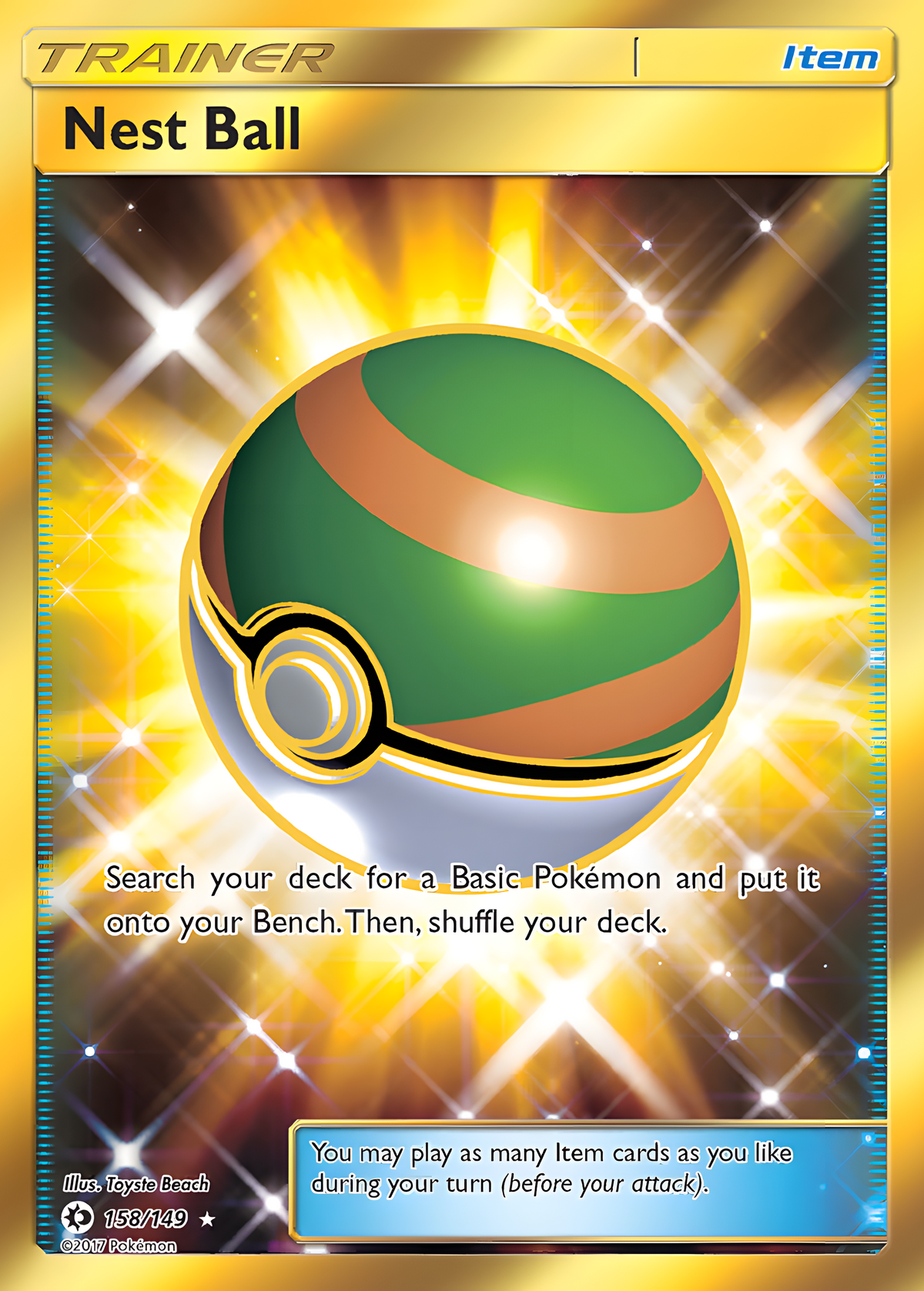 Sun & Moon | Base Set | Nest Ball 158